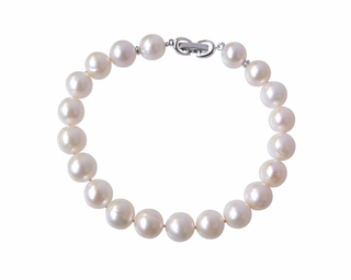 Браслет из белого жемчуга (б-0858)