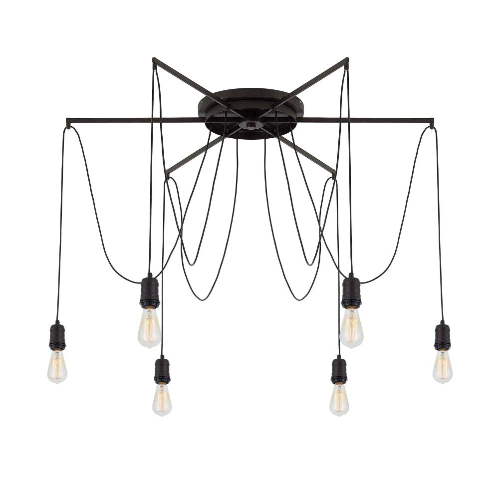 Citilux Эдисон CL451262 Люстра паук Венге