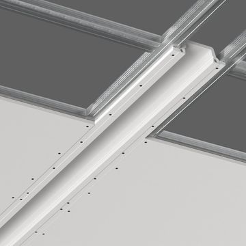 Потолочный/стеновой профильный встраиваемый гипсовый светильник под светодиодную ленту SN 340 белый Saber 100 Stellanova