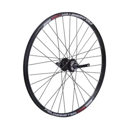 Колесо 24" заднее в сборе 32 отв,втулка SF B27F аллюм, экс-к, пром подш,под касет. 8-9 ск. Х95059