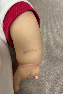 УЦЕНКА Кукла Реборн мягконабивная 60см в пакете (FA-601)