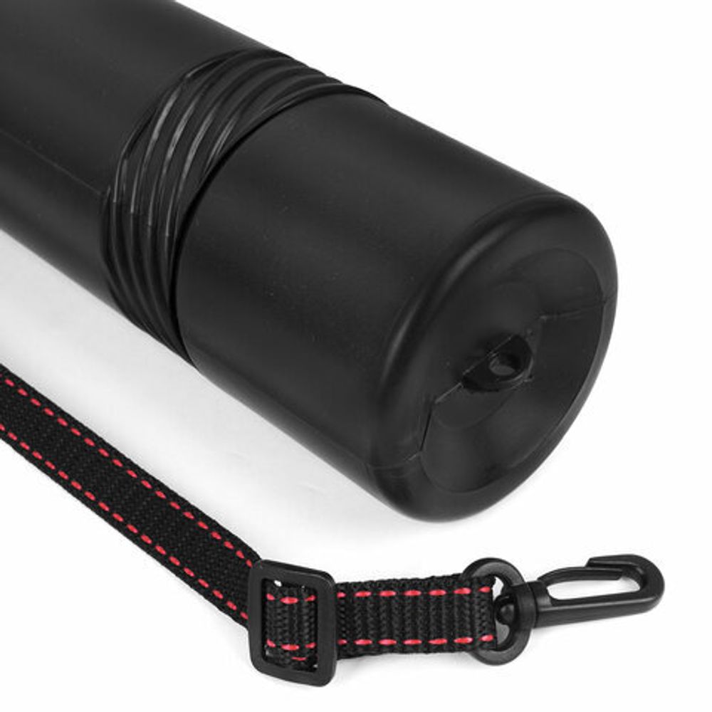 Тубус для чертежей телескопический, длина 53-93 см, формат A0, диаметр 7 см, с ремнем, черный, STAFF, 273095