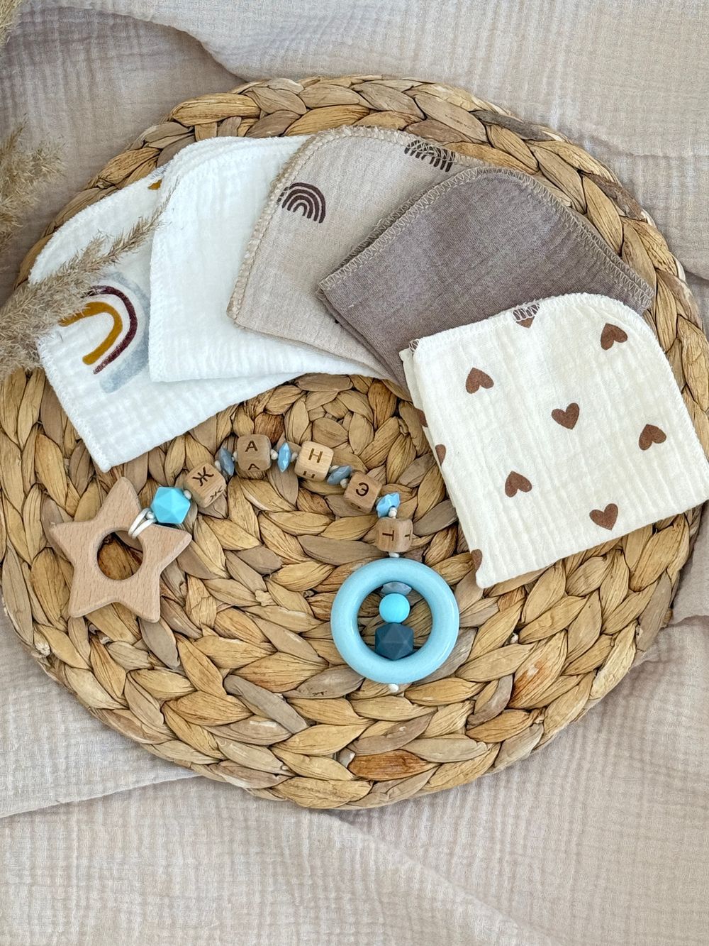 Муслиновые салфетки для кормления