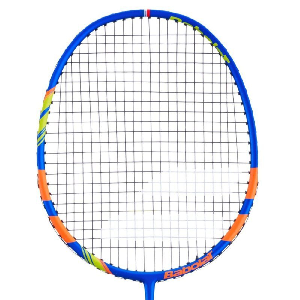 Ракетка для бадминтона Babolat Explorer II Strung - blue/orange