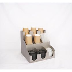 Станция диспенсер для кофейных аксессуаров 30*30*31,5 см нерж. P.L. Barbossa