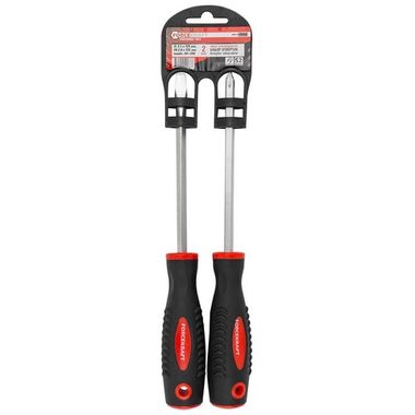 Набор отверток магнитных ''Profi''2пр.(SL6.5х125мм, PH2х125мм)в пластиковом держателе FORCEKRAFT FK-7002A