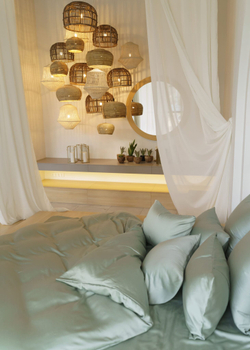 Постельное белье 1.5 спальное German Grass Olive Brilliant зеленое