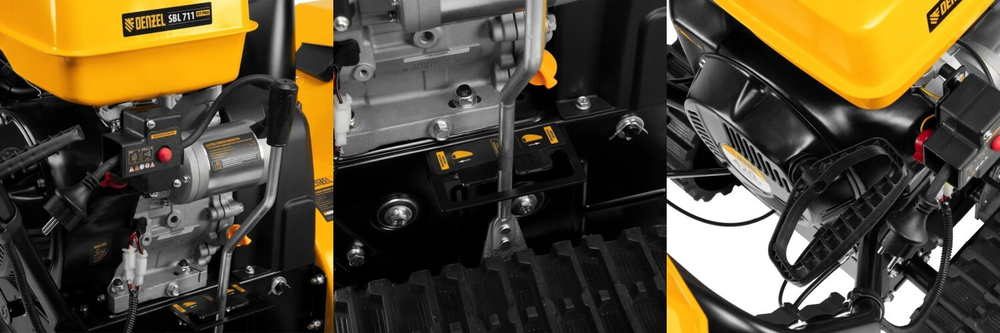 Снегоуборщик гусеничный бензиновый Denzel SBL 711DT PRO 97656