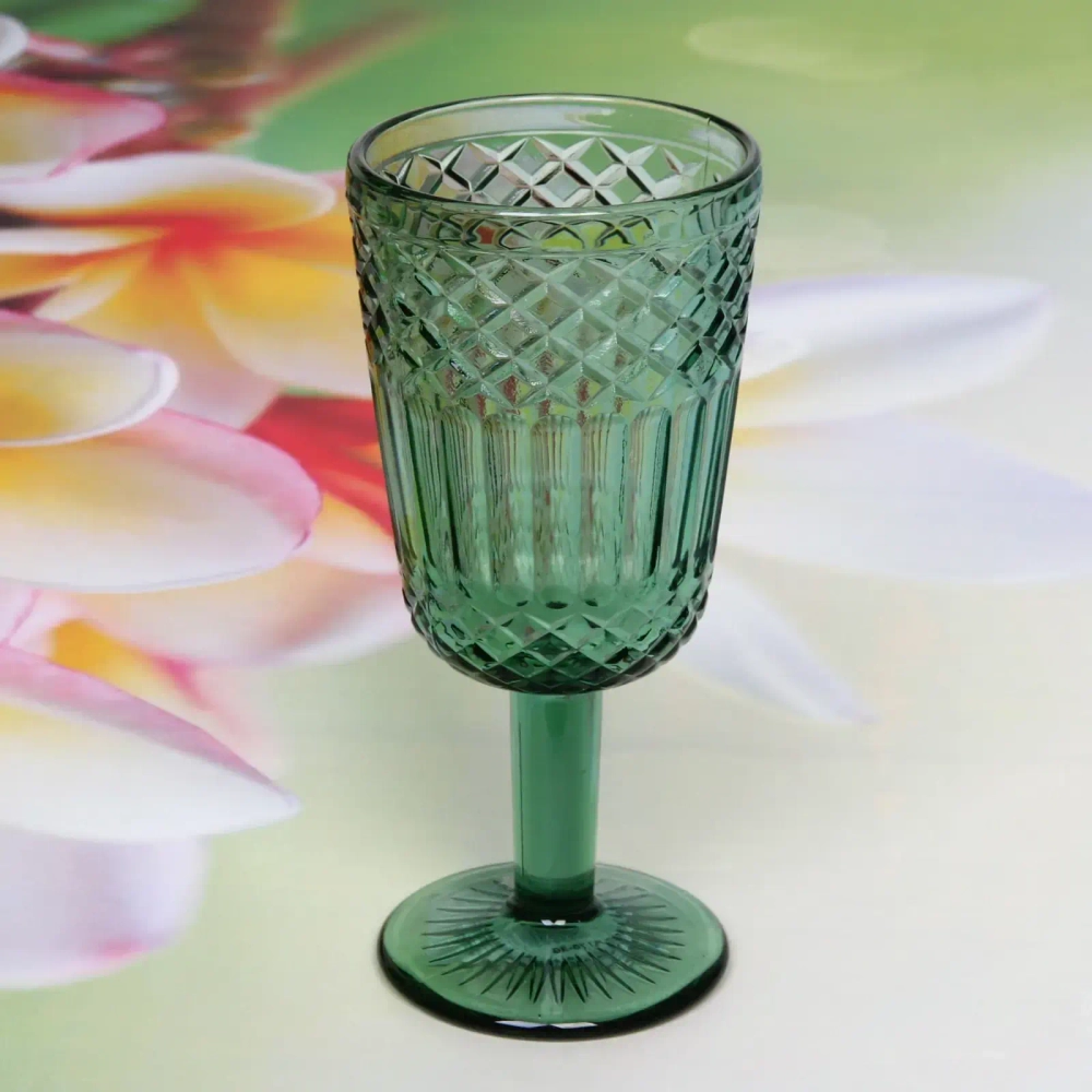 Бокал для вина 330мл «Emerald» Ромбы