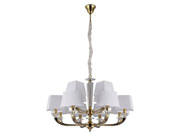 Подвесная люстра 12*E14 11408+4/C gold золото ALLEGRA Newport