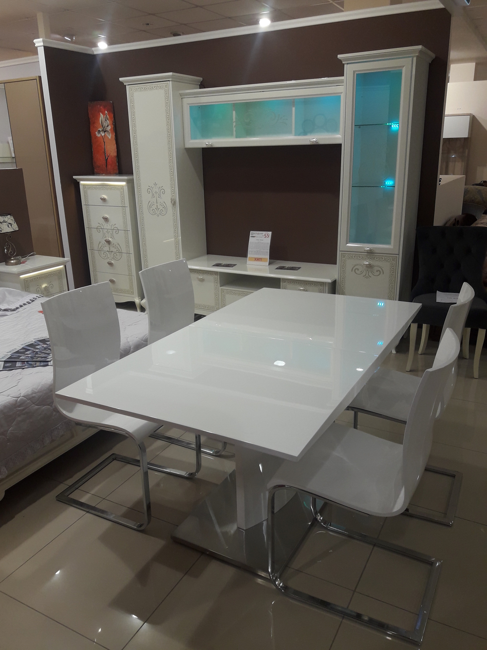 Стол DUPEN DT-01 белый