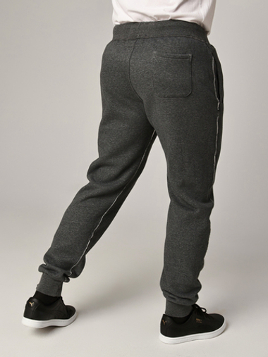 Трикотажные прямые флисовые брюки Abercrombie & Fitch FABT12