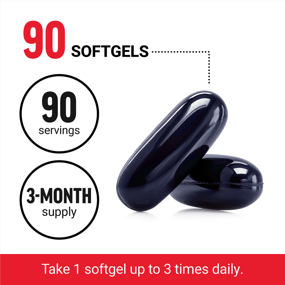 Force Factor, концентрат голубики, 500 мг, 90 капсул