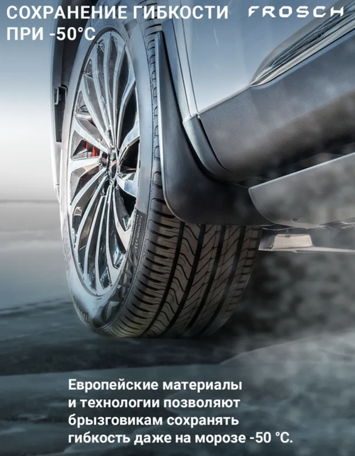 Брызговики передние для SKODA Kodiaq (2023-н.в.) 2 шт. (optimum) в пакете NLF.AN1184.F13