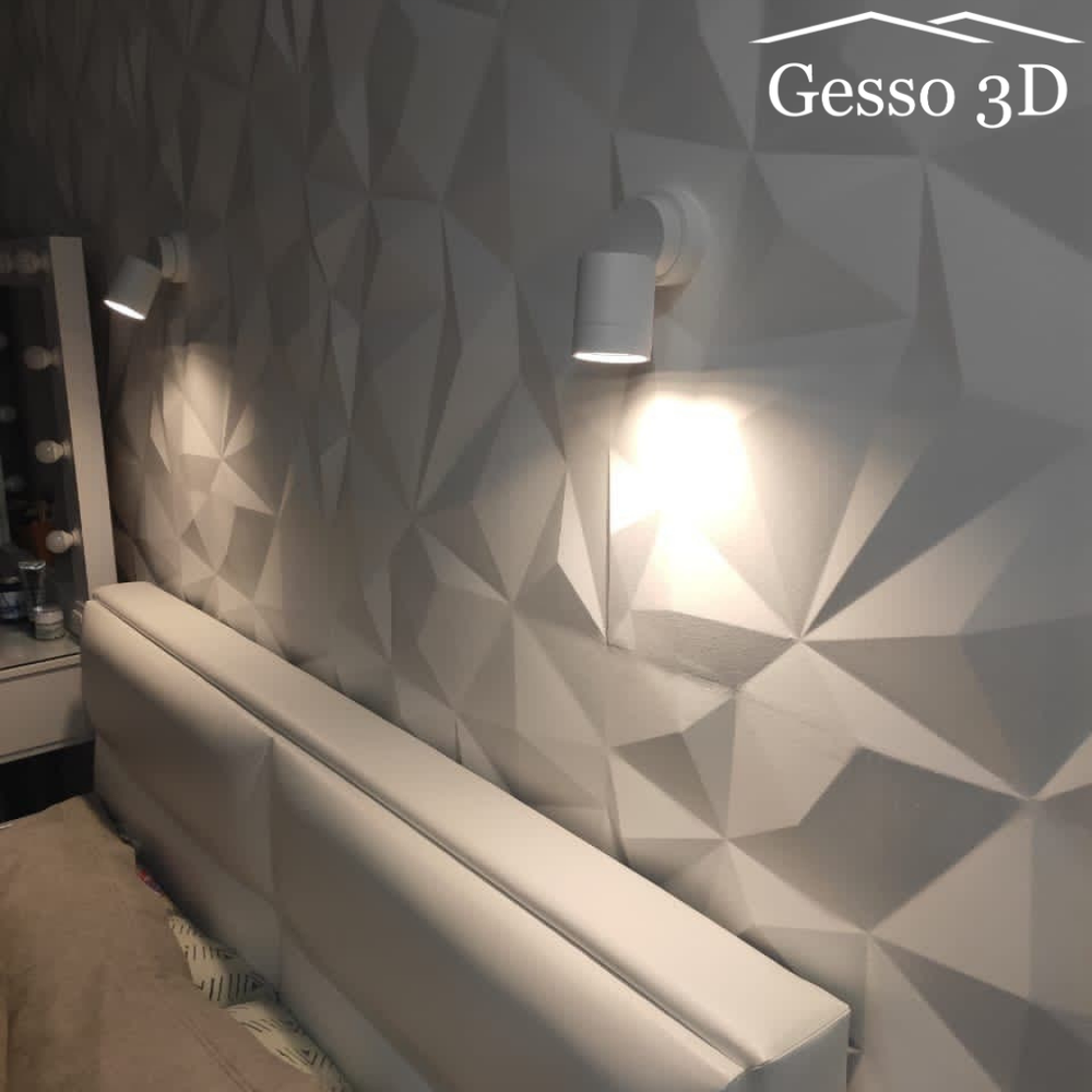 Гипсовая 3D панель Оригами