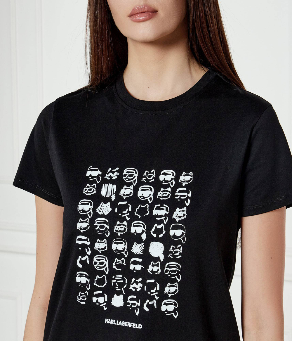 Футболка IKON SEASONAL LOGO Karl Lagerfeld - черный(A1W17124)