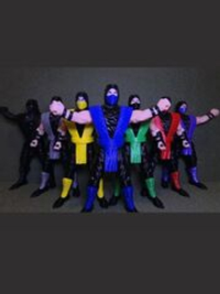 Подвижная фигурка "Сабзиро" Mortal Kombat, пластик, цвет синий
