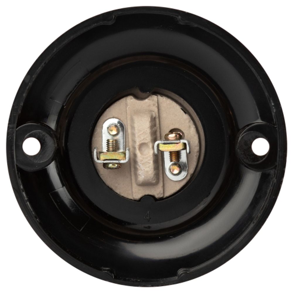 Патрон ЭРА Е27 потолочный бакелит без наклейки групповая упаковка 50 шт | Патроны, переходники, ПРА