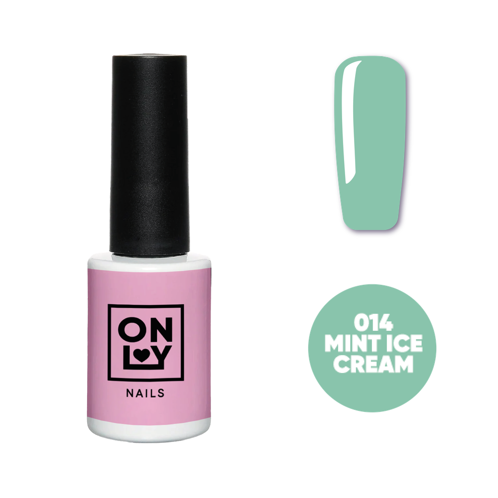 Гель-лак OnlyNails Mint IceCream №14, 10мл