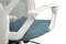 Кресло Oliver RCH W-203AC Белый пластик/Синий