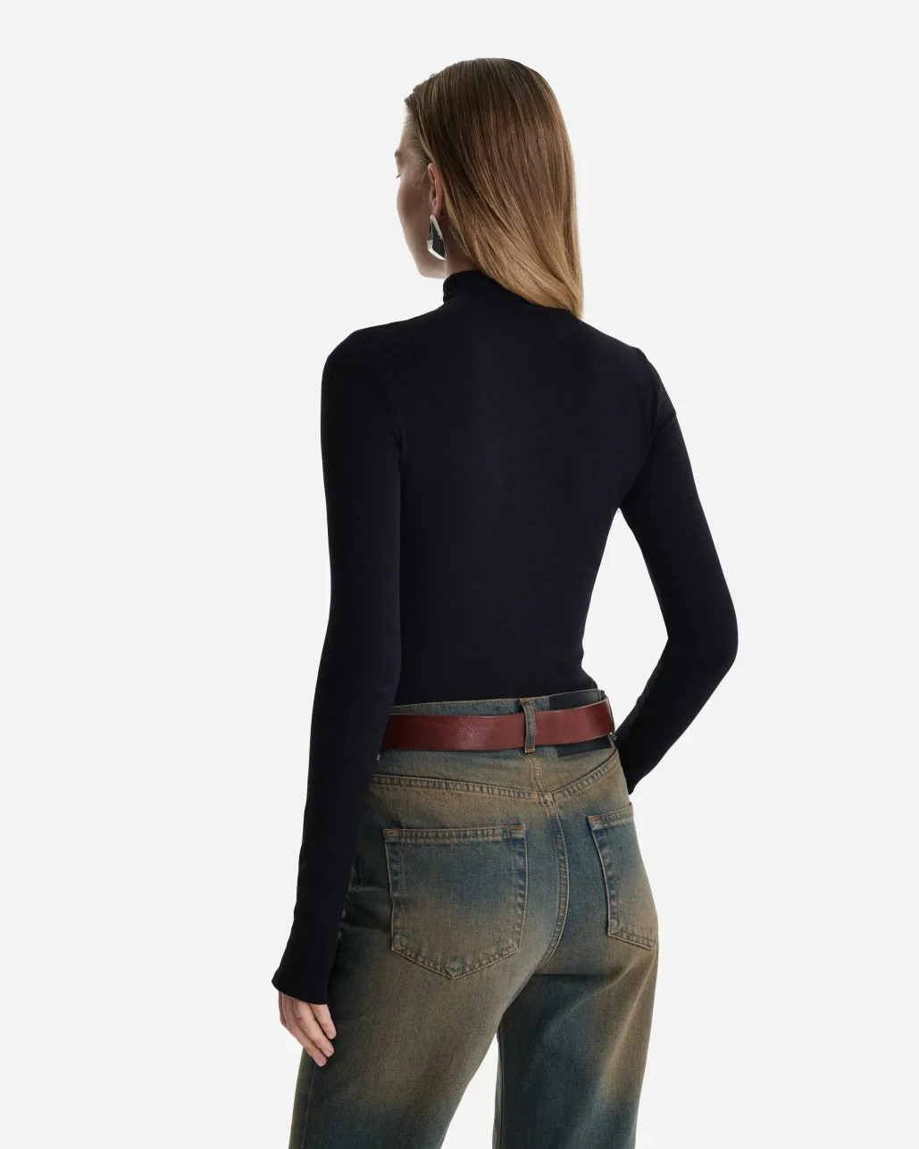 Вязаная водолазка