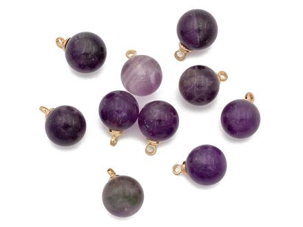 Подвеска "Шар" 10мм, аметист