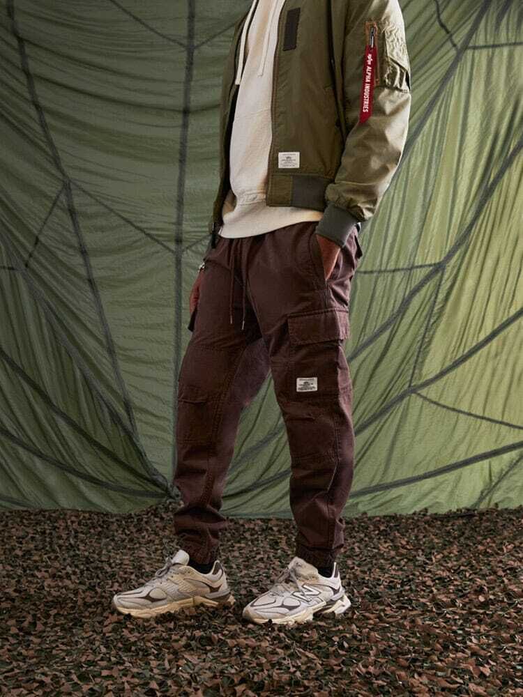 Брюки Alpha Industries Cotton Jogger Chocolate