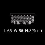 Потолочный светильник MX103910-21A chrome/clear