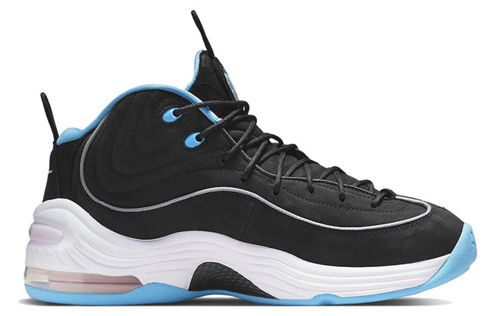 Social Status x Nike Air Max Penny 2 Hardaway mid-top retro basketball shoes men's black and Blue