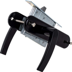 Замок врезной сувальдный с защелкой в комплекте с ручкой ЗВ9-6/13 черный глянец , 3 кл.14685