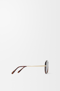 Loewe Солнцезащитные очки Pilot Slim, черепаховый