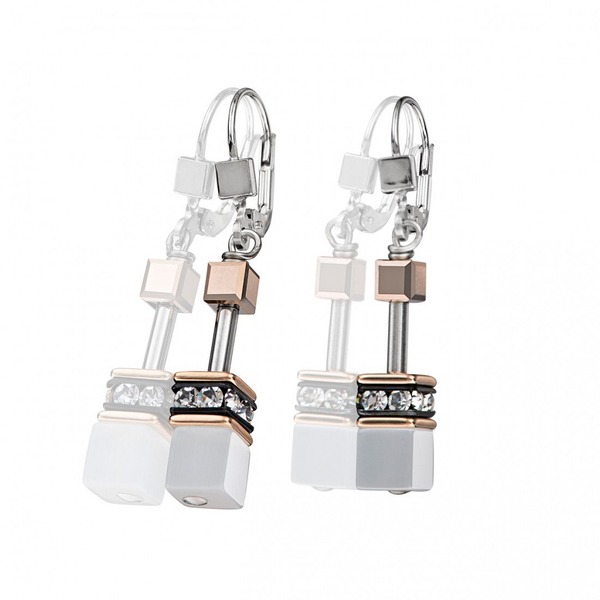 Серьги Coeur de Lion White 4016/20-1400
