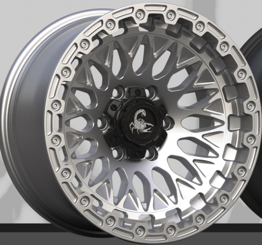 Диск колесный, кованый UT721 R17 8,0 ET0 AGILITY FORCE Silver Machined Face
