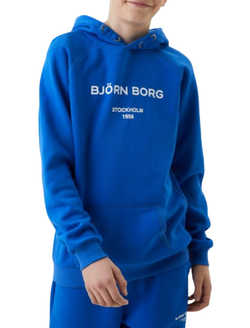 Кофта для мальчика теннисная Björn Borg Hoodie - naturical blue