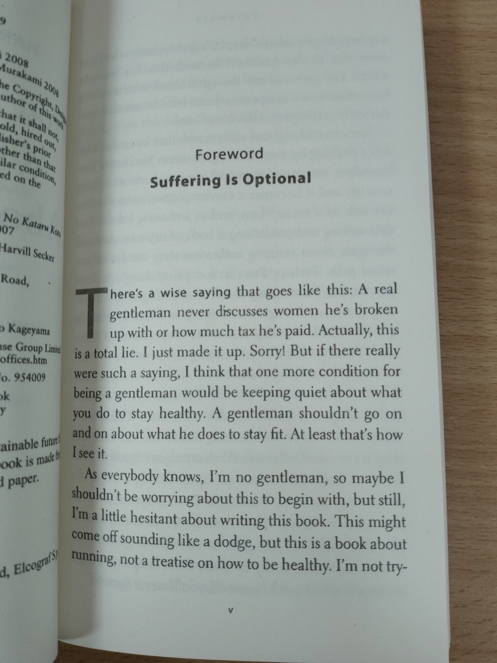 What I Talk about When I Talk about Running