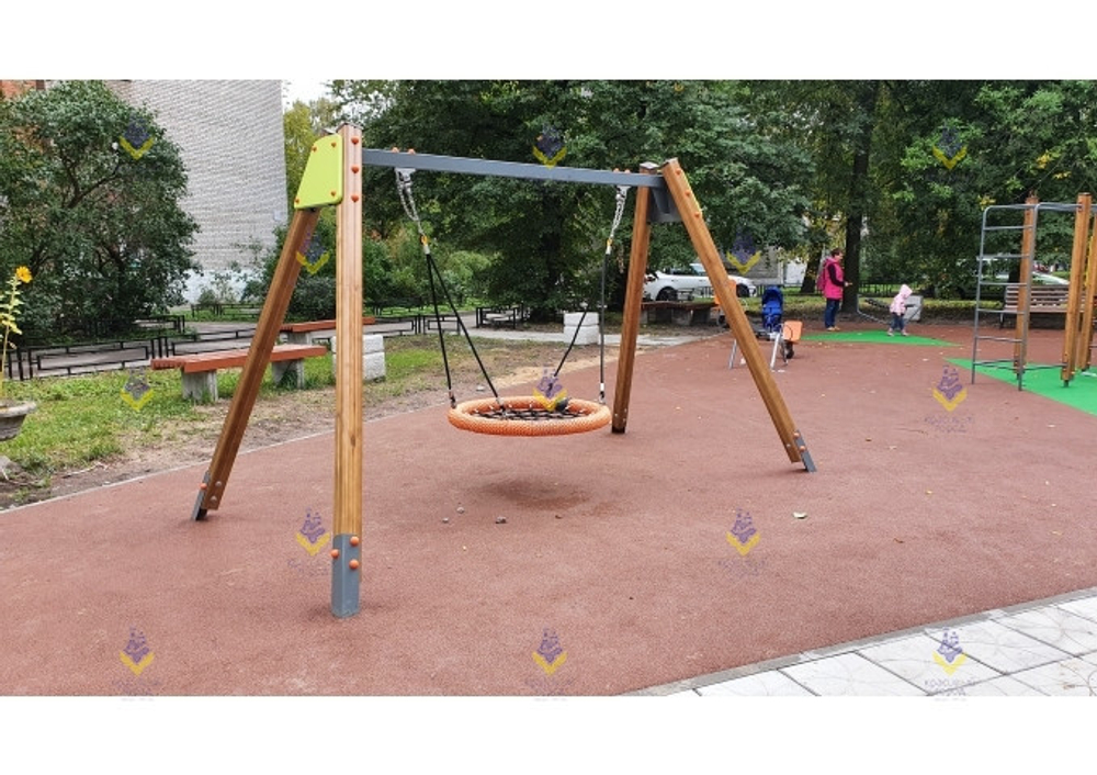 Качель Гнездо с механизмом качания