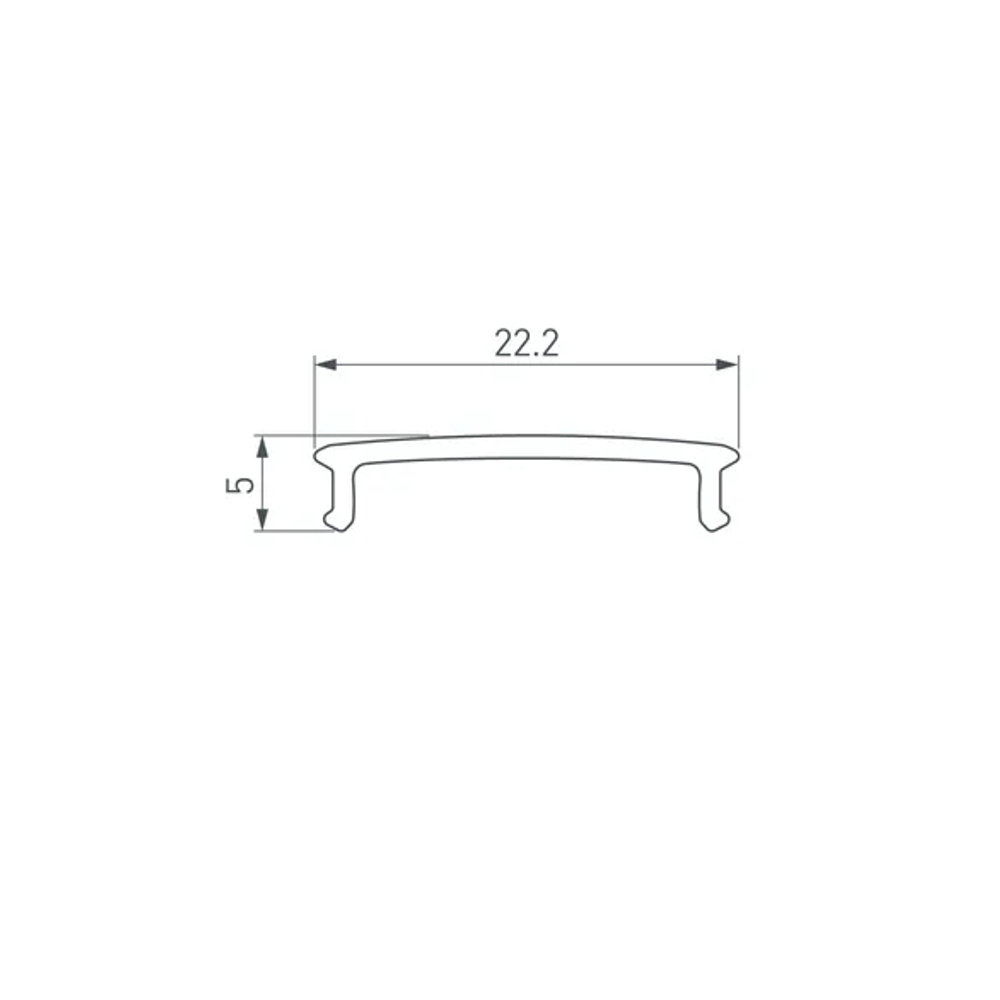 Экран FANTOM-W20-BEVEL-2000 OPAL (Arlight, Пластик) 039950