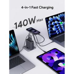 Cетевое зарядное устройство Aukey Comet Mix 140W (AWC-PA-C6G) Grey