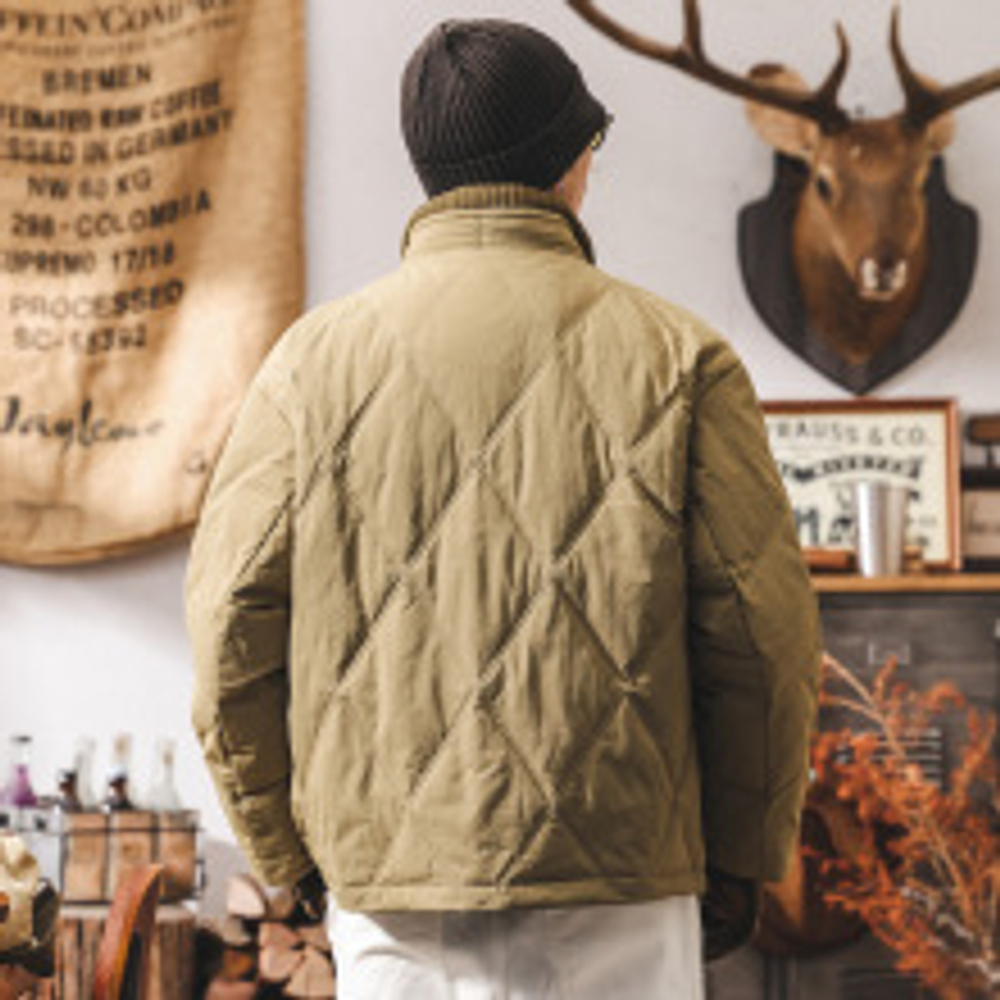 Легкая осенне-зимняя модная брендовая теплая куртка с воротником шалька и отстёгивающимся трикотажным воротником