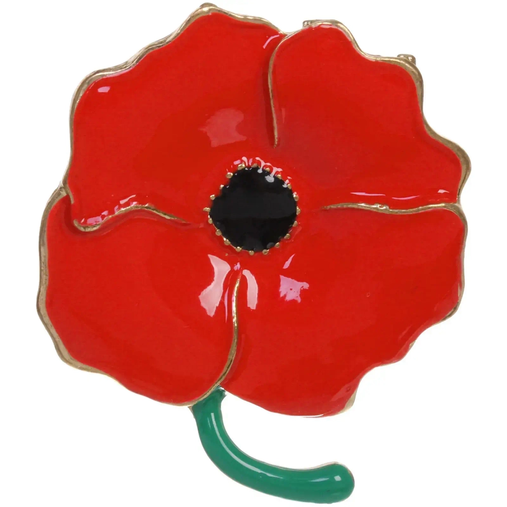 Брошь «GOLD Podarok», Мак, цвет как на фото, (символ женского Очарования)
