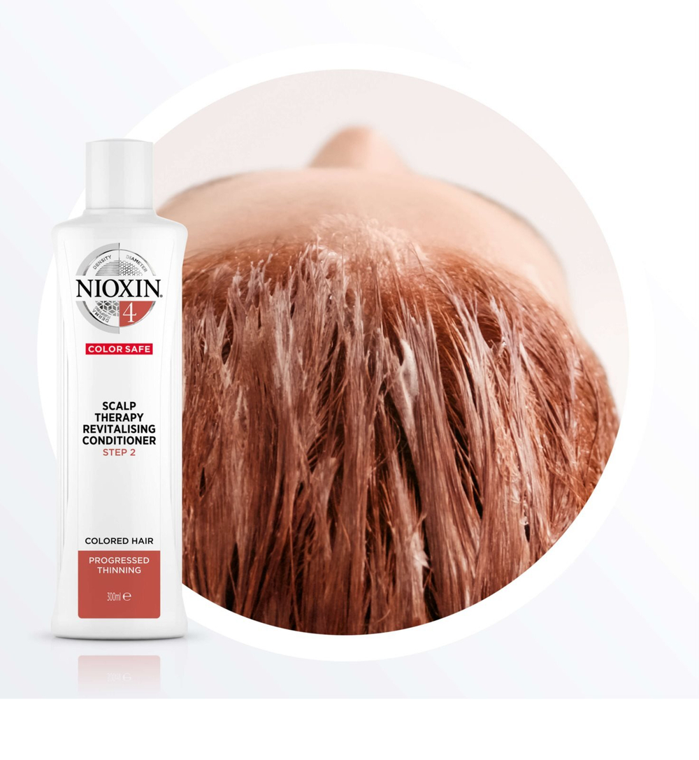 Nioxin System 4 Color Safe - глубоко питательный кондиционер для окрашенных и поврежденных волос /   300  ml  / GTIN 8005610498546