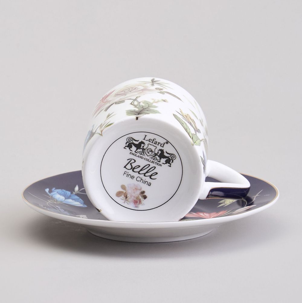 КОФЕЙНЫЙ НАБОР LEFARD "BELLE" НА 2 ПЕР. 4 ПР. 100 МЛ (КОР=24НАБ.)