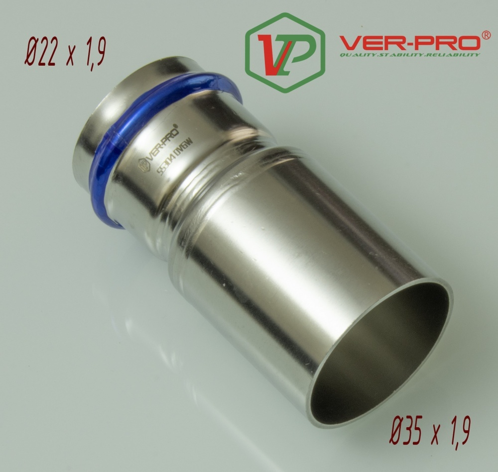 НЕРЖ Вставка переходная 35а*22  "VER-PRO"  (30/2шт)