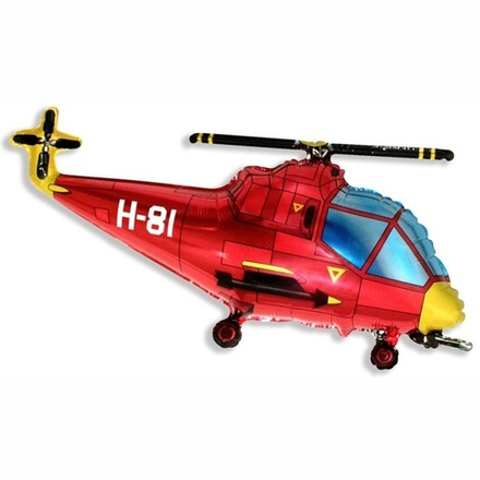 Мини Фигура Flexmetal Вертолёт, красный #902667R