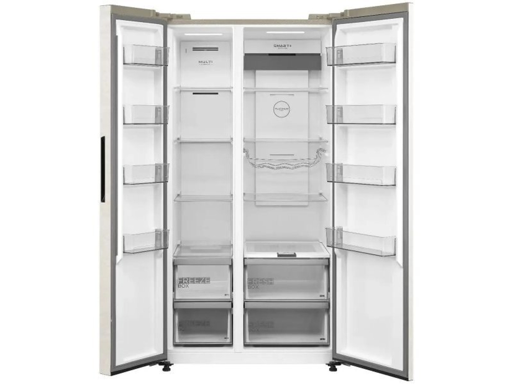 Холодильник Midea MDRS791MIE33 No Frost бежевый
