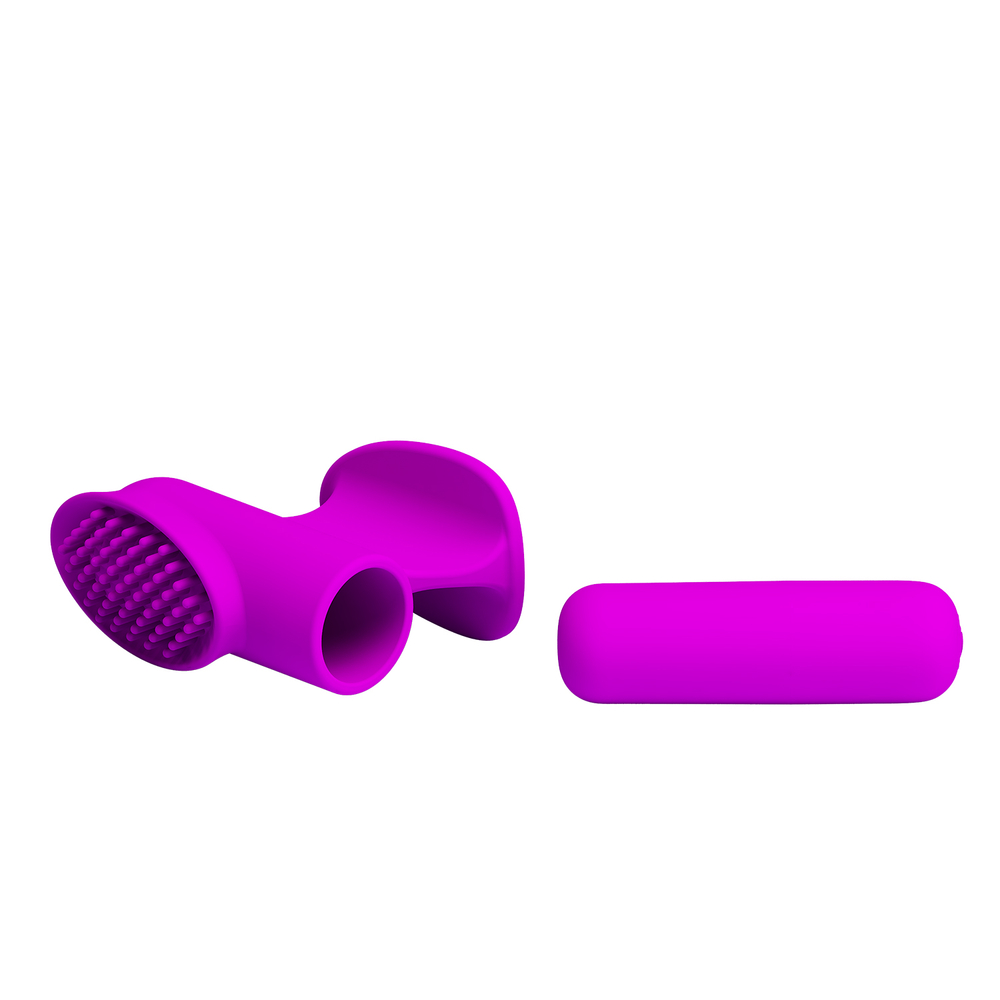 Пальчиковый минивибромассажер Pretty Love BI-014596