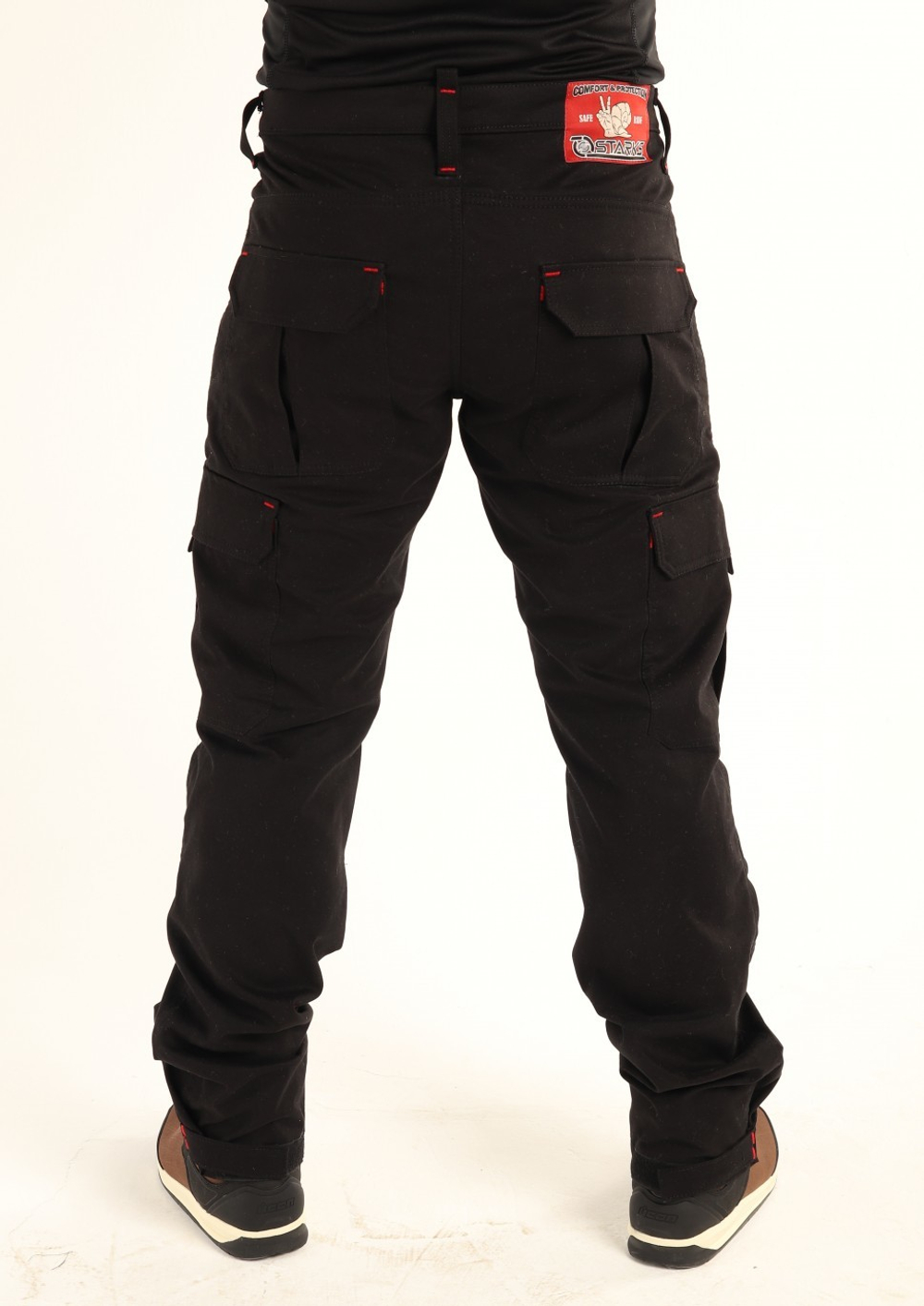 Мотобрюки STARKS CHAMELEON STRONG, чёрный