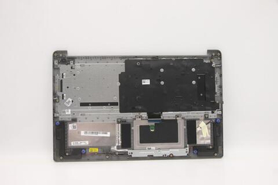Верхняя панель с клавиатурой (топкейс) для ноутбука Lenovo 1-15IJL7 (W/O FingerPrint) , серая , раскладка - русская (5CB1F27131)