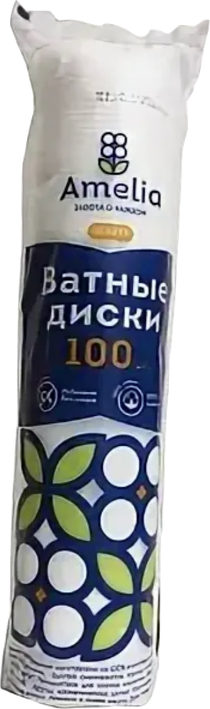 Ватные диски Amelia, 100 шт