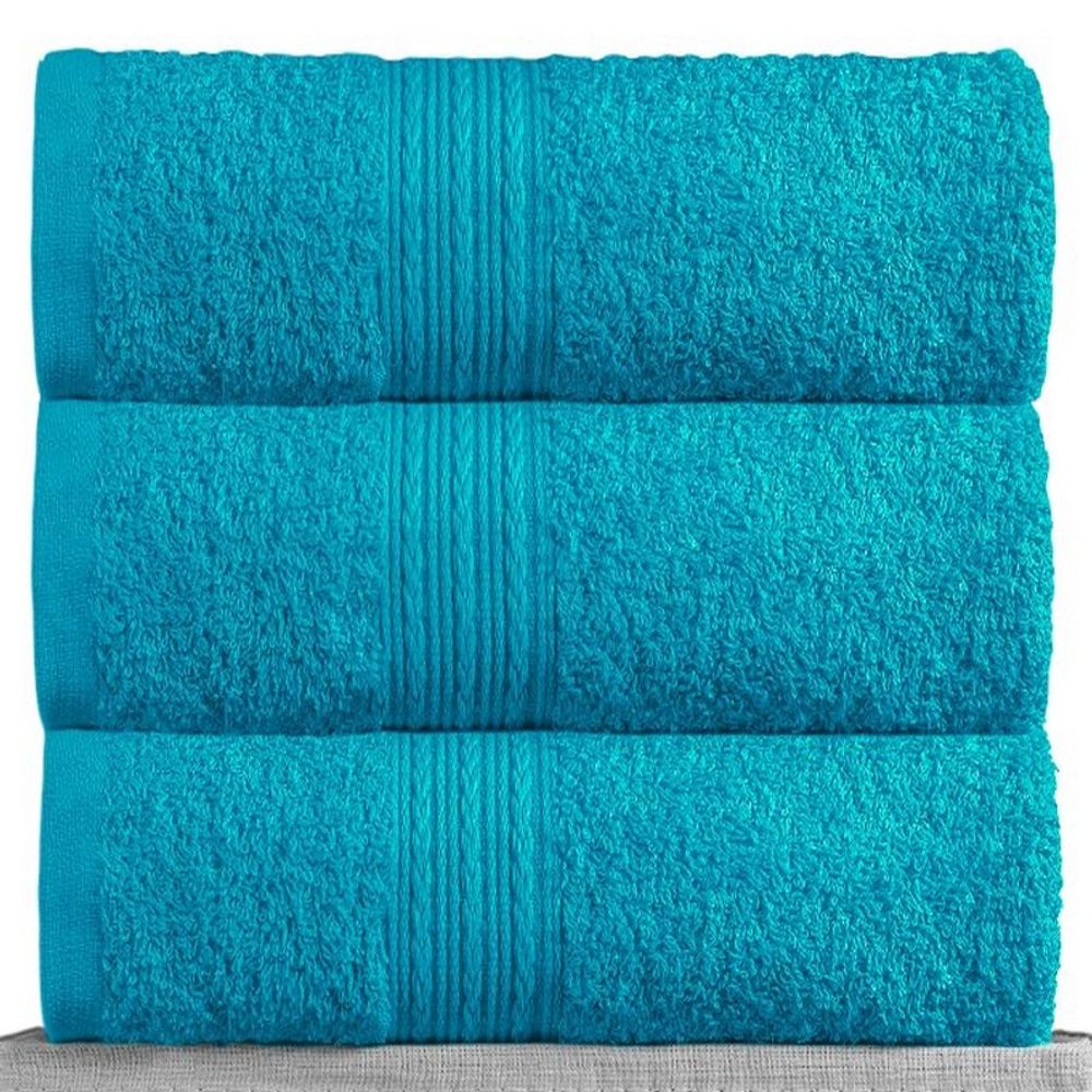 Полотенце махровое "АВТ. МОРСКАЯ ВОЛНА" BAYRAMALY, 100% хлопок, Туркмения.